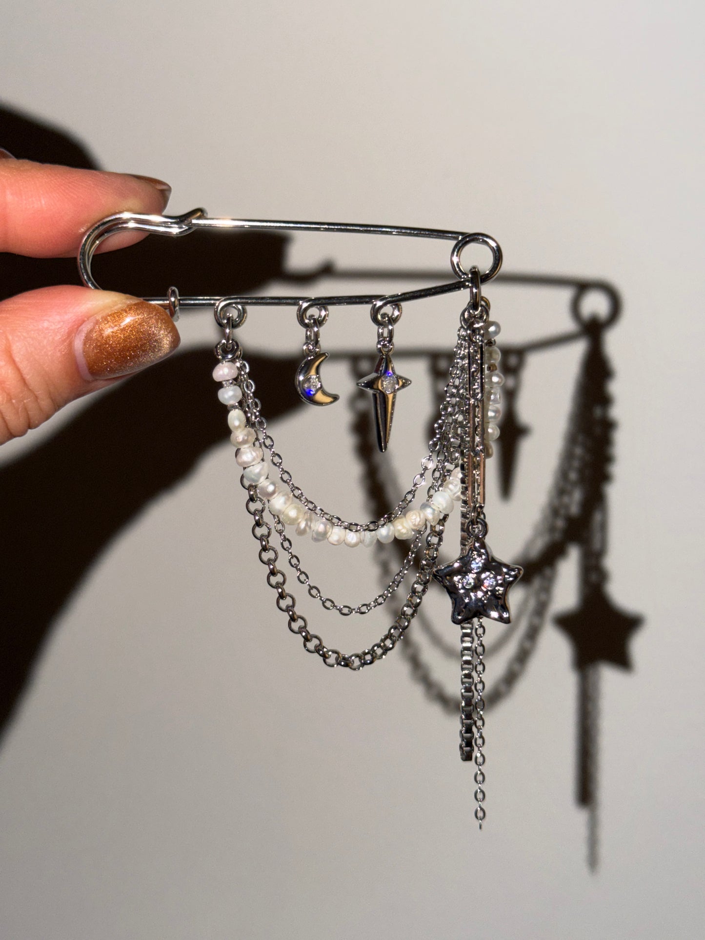 CELESTIAL CHARM brooch