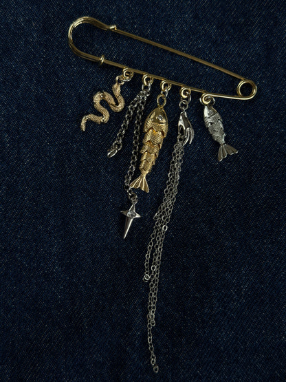 OCEAN SPELL brooch
