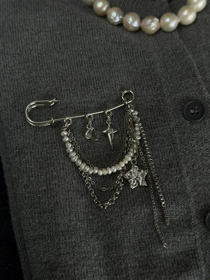CELESTIAL CHARM brooch
