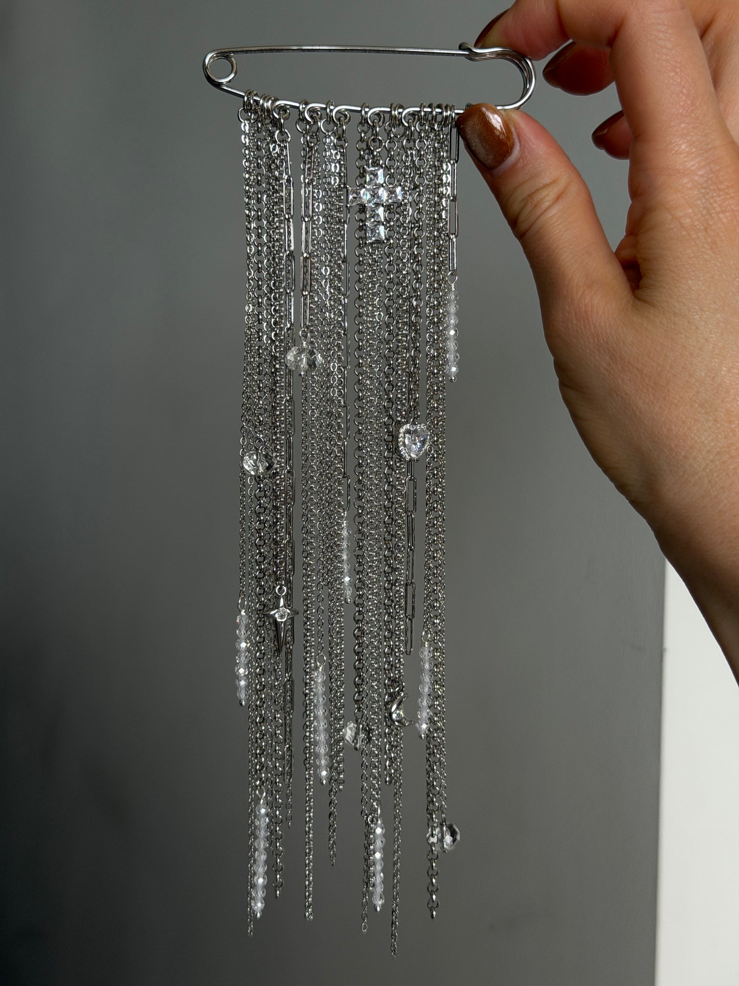 RAIN OR SHINE brooch
