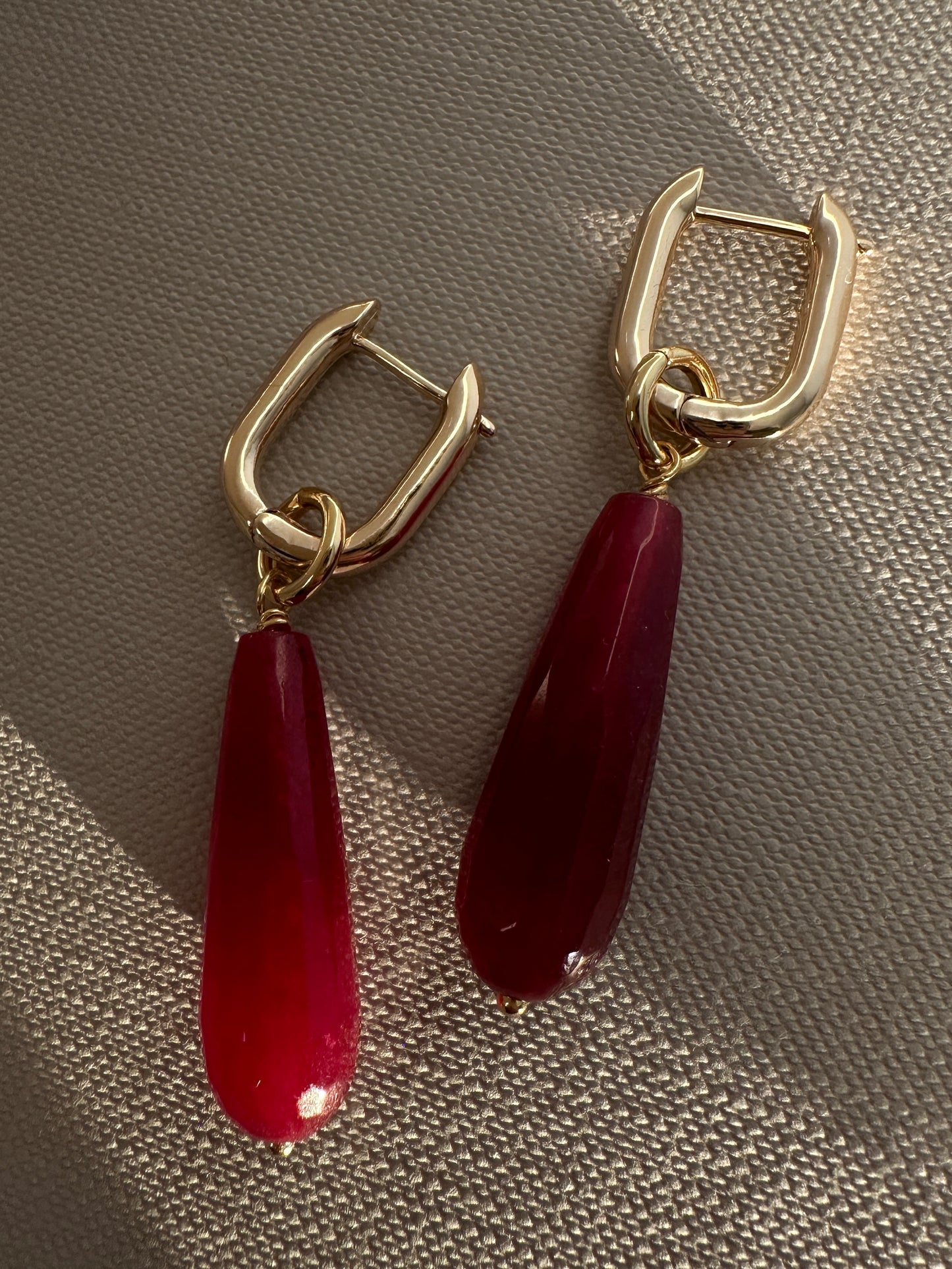 STONE DROP earrings