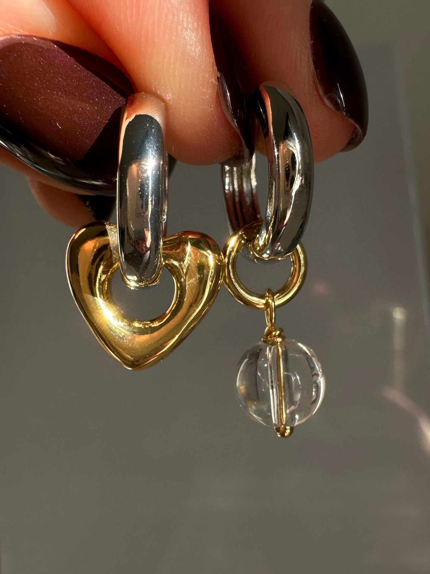 ICE HEART earrings