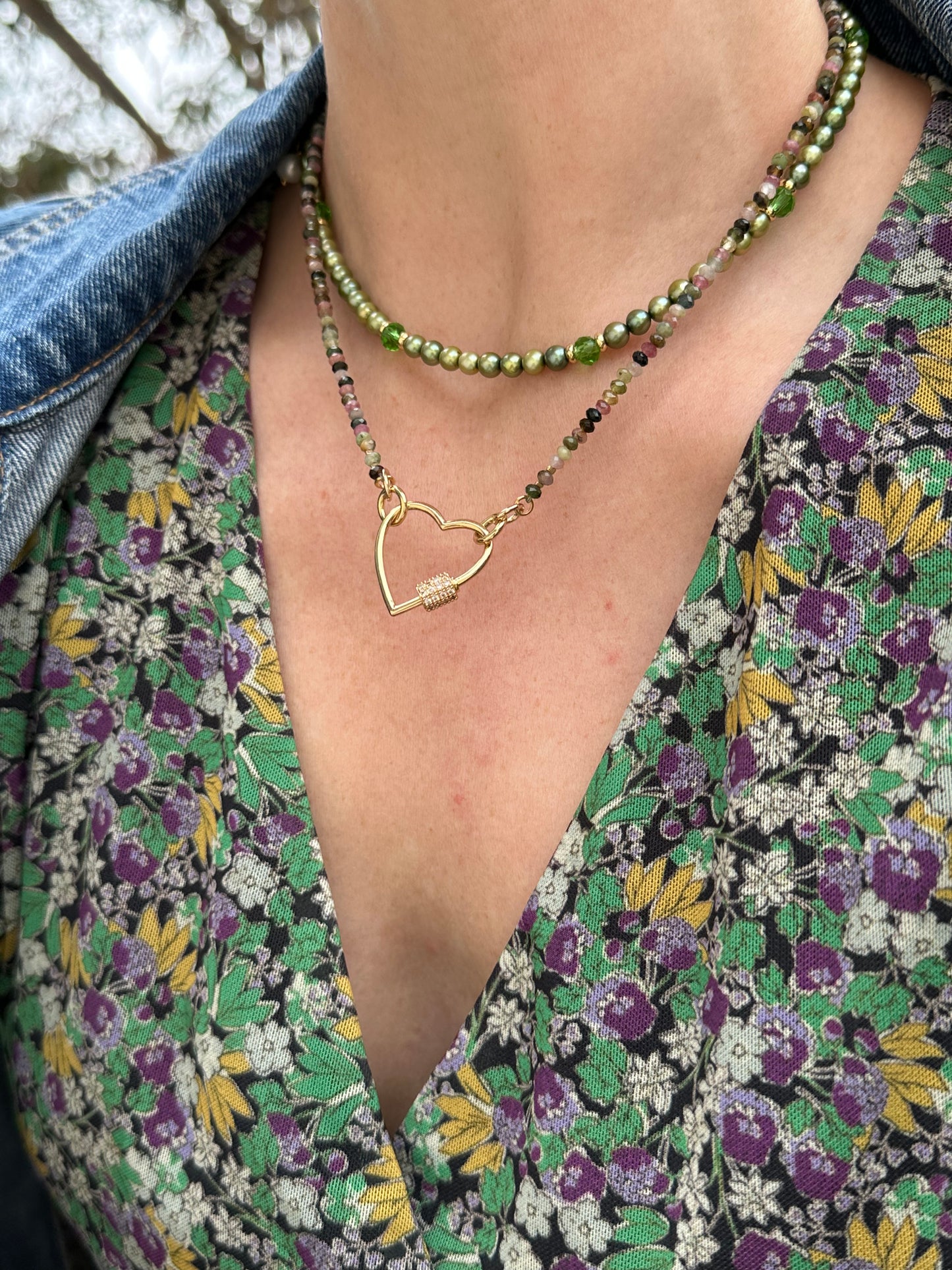 LUSH GREEN necklace