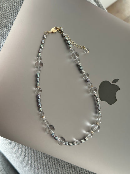 SILVER BUBBLE necklace