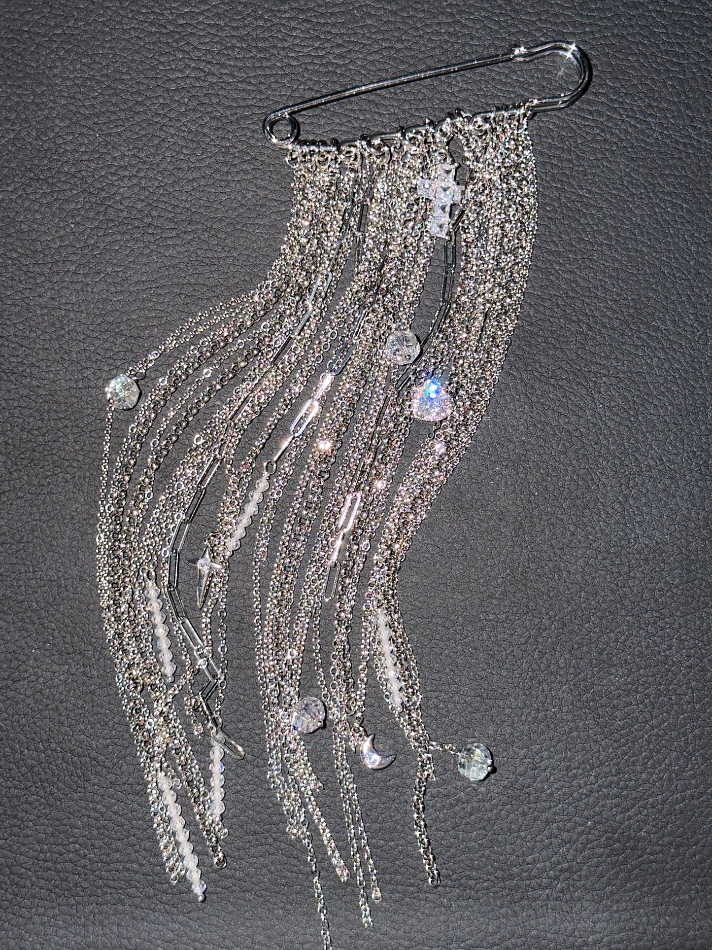 RAIN OR SHINE brooch