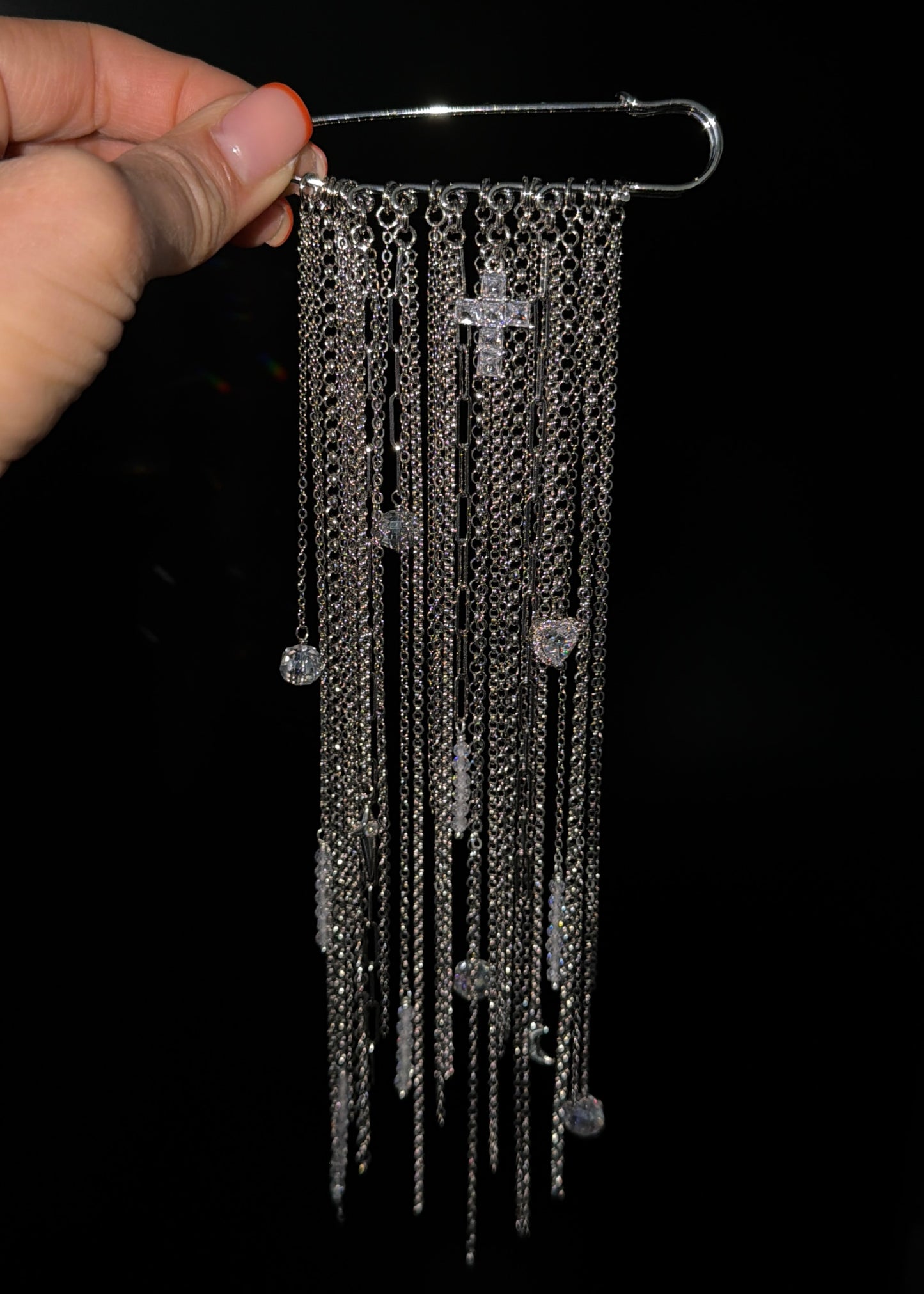 RAIN OR SHINE brooch
