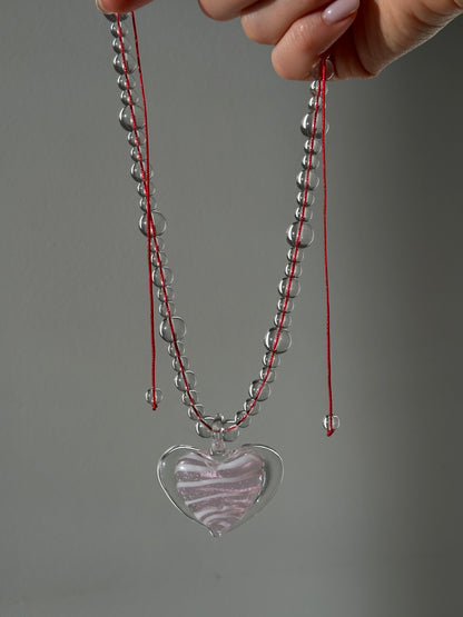 PINK HEART necklace