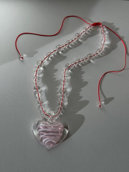 PINK HEART necklace