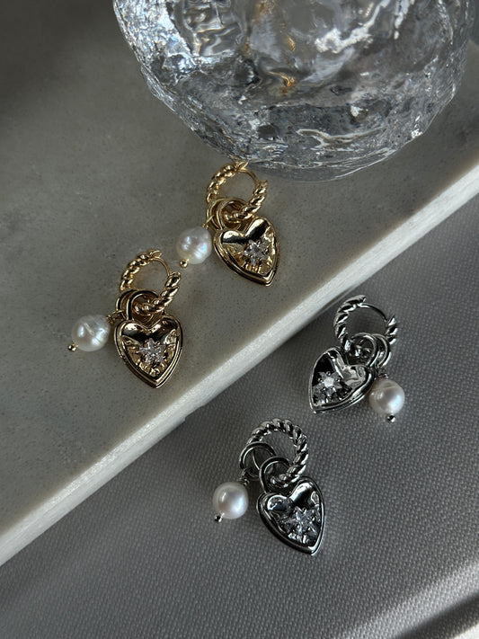 HEART LOCKER earrings