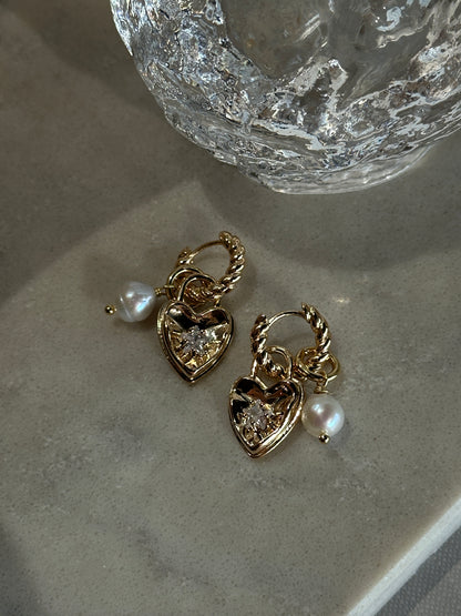 HEART LOCKER earrings