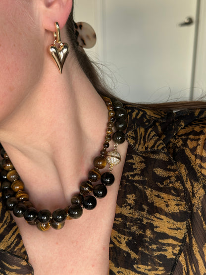 BIG HEART earrings