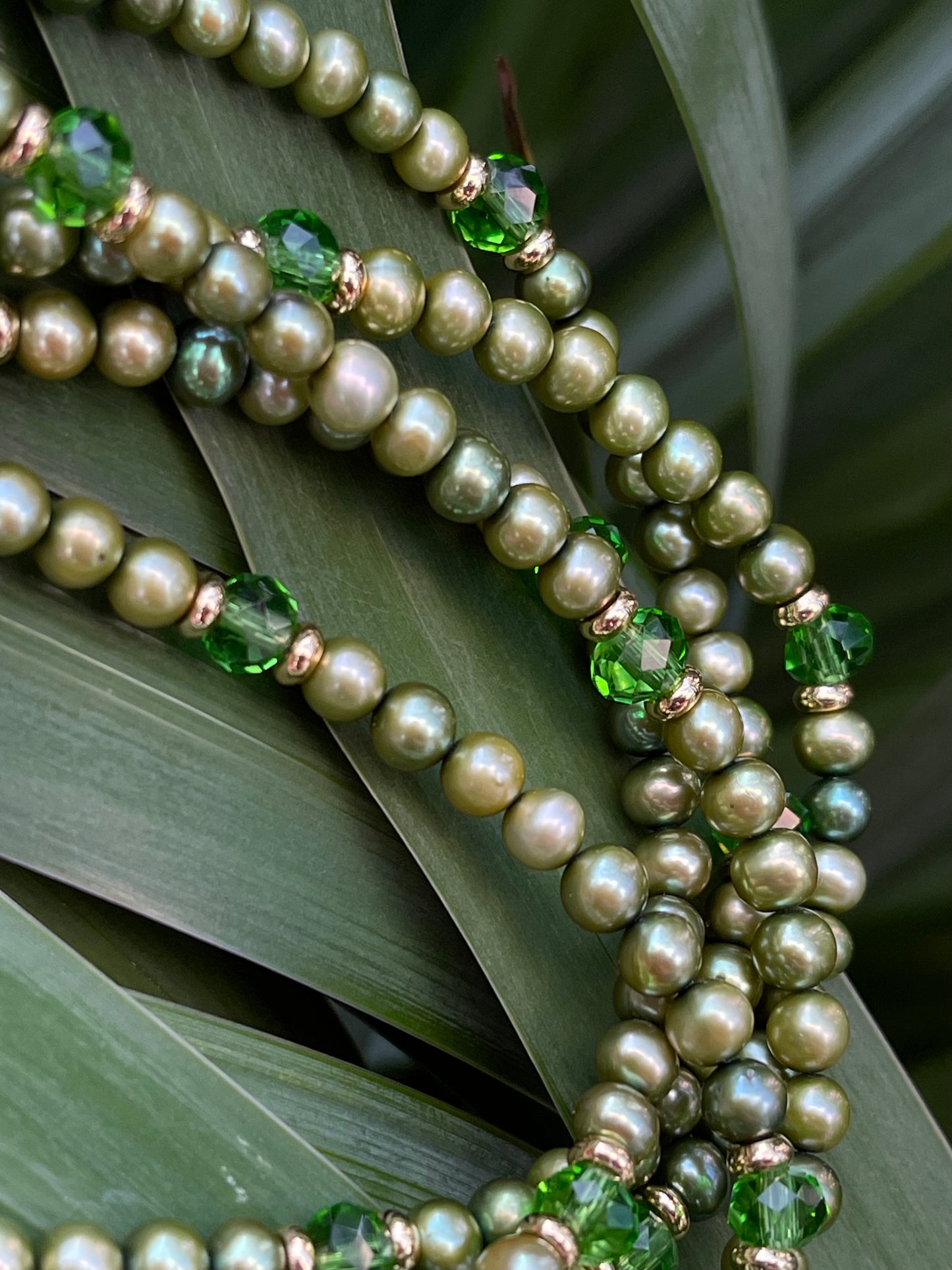 LUSH GREEN necklace