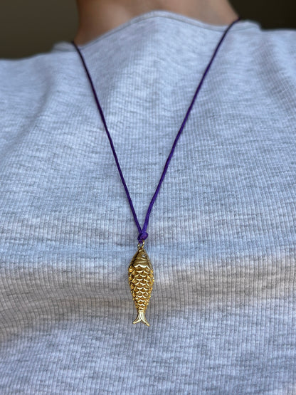 GOLDEN FISH necklace