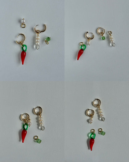 HOT CHILLI earrings